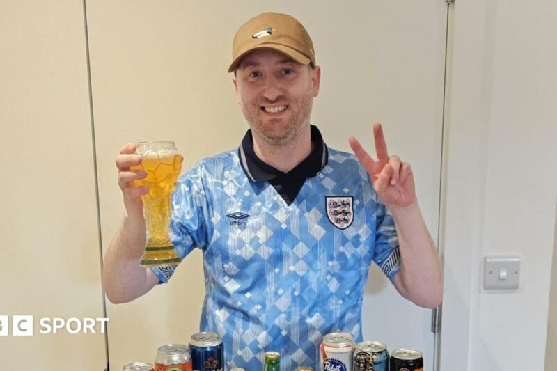 Copa do Mundo 2026: Conheça o torcedor inglês que colecionou uma cerveja de cada nação