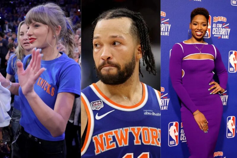 Jalen Brunson envia mensagem contundente aos fãs de Taylor Swift sobre o ataque a Monica McNutt depois que os Knicks venceram o campeonato da NBA