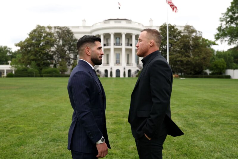 UFC Freedom 250 ao vivo: UFC Freedom 250: Ilia Topuria x Justin Gaethje: atualizações ao vivo rodada por rodada