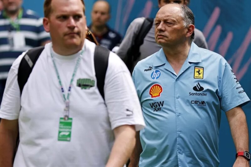 Chefe da Ferrari, Fred Vasseur, hospitalizado em Mônaco