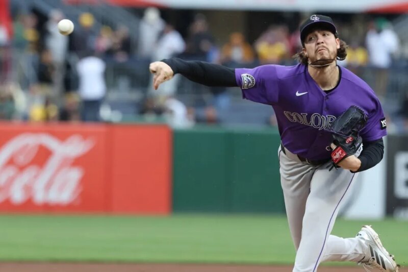 Montanhas Rochosas colocam RHP Chase Dollander (UCL) em IL de 60 dias