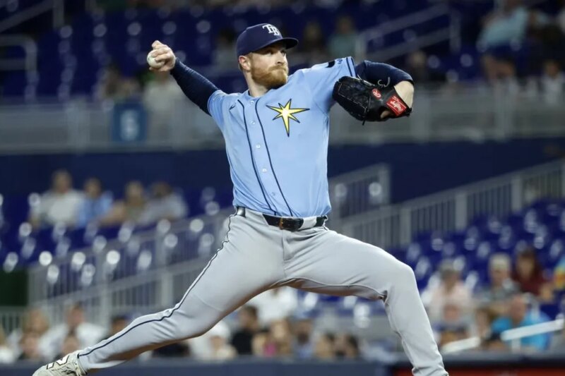 Drew Rasmussen dominante na eliminação de 2 rebatidas de Rays sobre Marlins