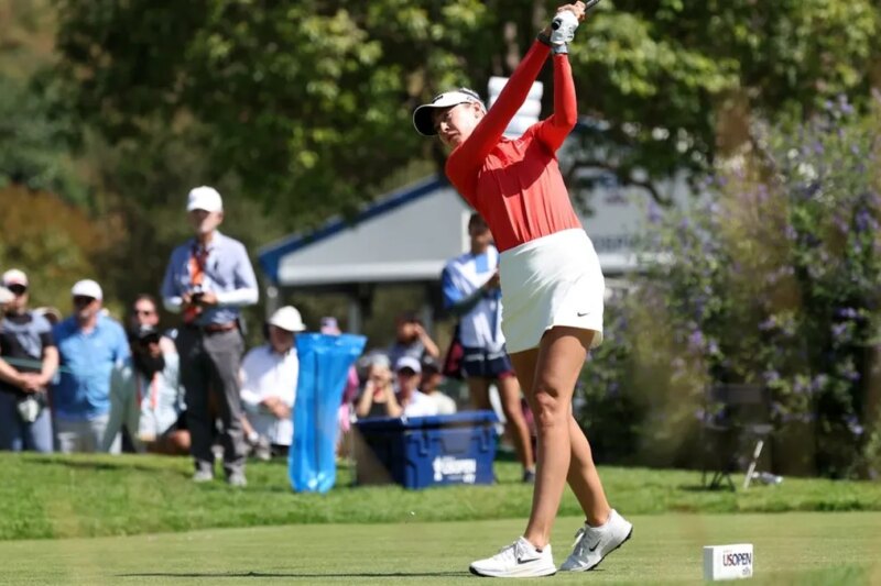 Nelly Korda (67) sobe para dividir a liderança do Aberto Feminino dos EUA