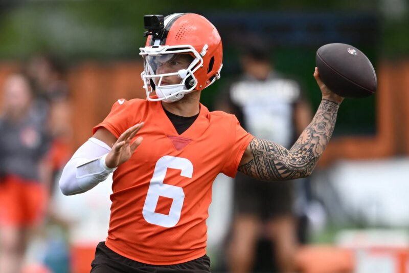 “Desrespeitoso com Baker Mayfield” “O homem está pedindo libertação”: os fãs da NFL reagem quando Dillon Gabriel revela o novo número da camisa dos Browns