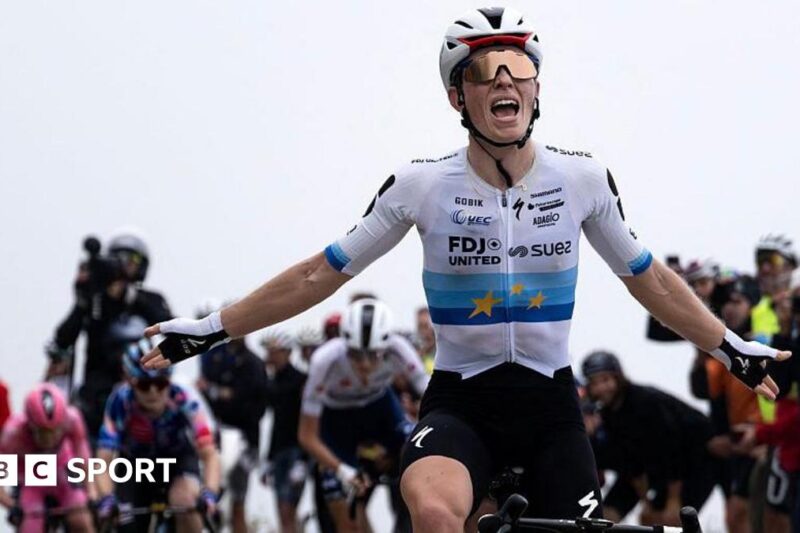 Giro d’Italia feminino 2026: Demi Vollering vence a etapa rainha encurtada no oitavo dia