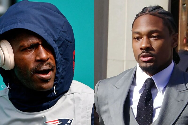 Antonio Brown atira em Stefon Diggs depois que a escolha da roupa do ex-Patriots WR se torna viral