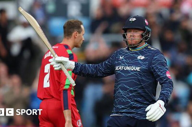 Resumo do T20 Blast: Bairstow e Moeen estrelam enquanto Yorkshire inflige uma derrota recorde em Lancashire