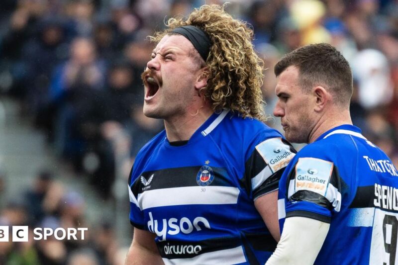 Bath 24-22 Leicester Tigers: Bath sela a semifinal em casa com vitória por pouco