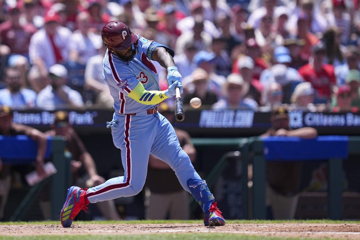 Adolis García, do Phillies, vem procurando uma maneira de melhorar. Ele pode ter encontrado