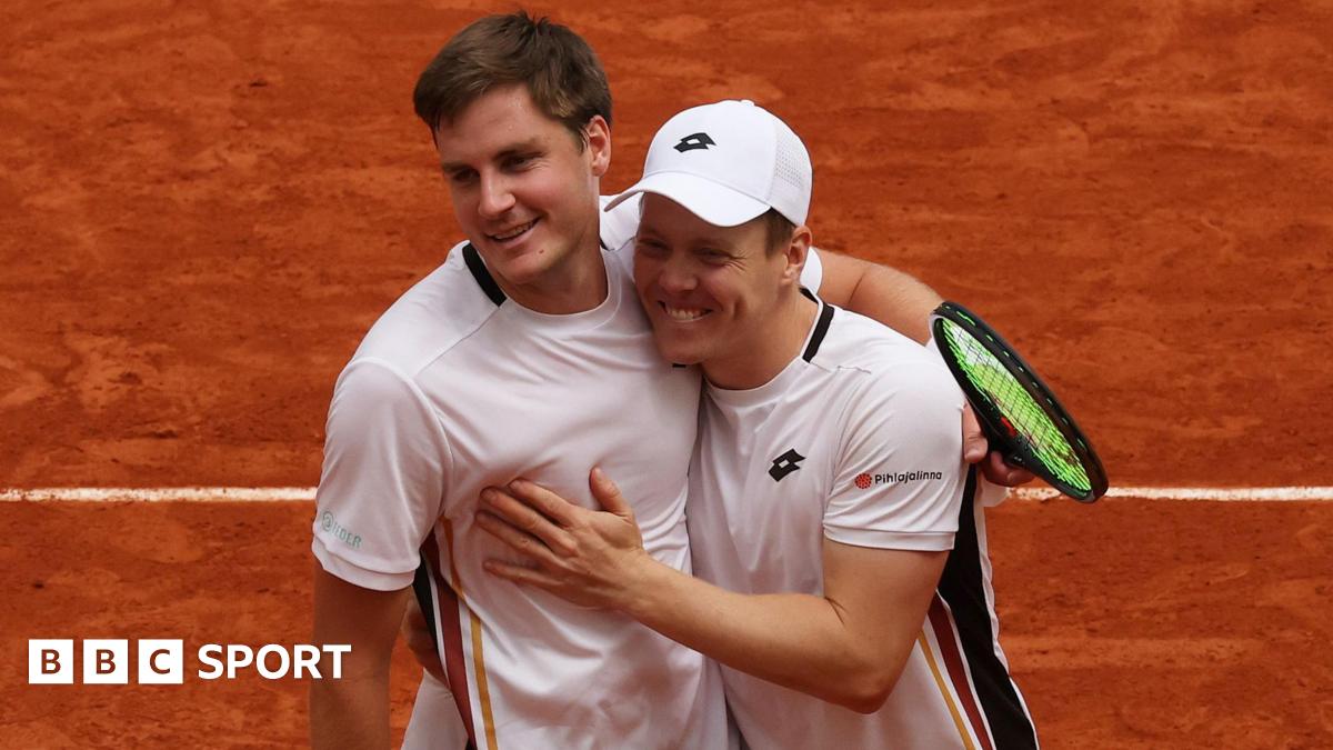 Resultados do Aberto da França em 2026: Henry Patten da Grã-Bretanha e Harri Heliovaara da Finlândia chegam à final de Roland Garros