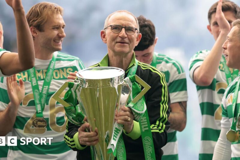 Martin O’Neill: Celtic continuará com 74 anos como técnico após dobradinha na liga e na copa