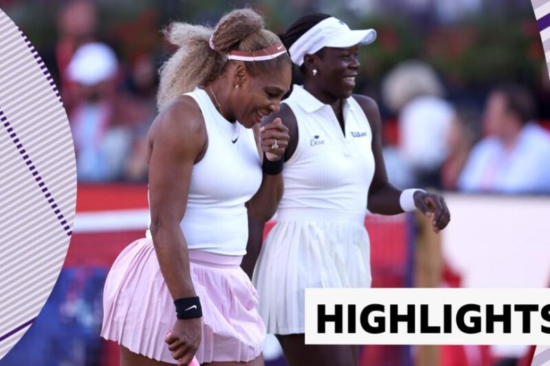 Queen’s Tennis: Serena Williams vence duplas no Queen’s com a parceira Victoria Mboko