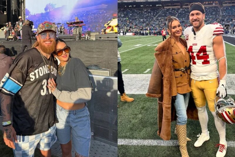 ASSISTA: A esposa de Kyle Juszczyk, Kristin, ajuda a melhor amiga Claire Kittle a “ter bebês” administrando injeções de fertilização in vitro com “agulha maior”