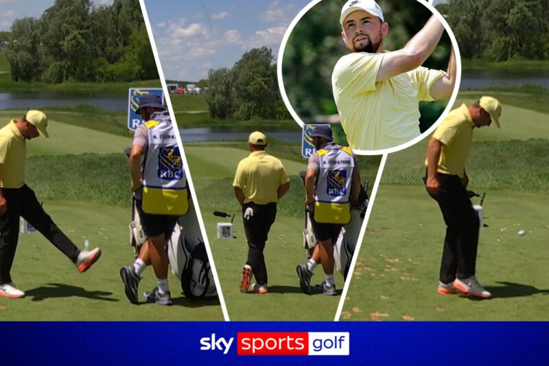 Febre da Copa do Mundo! Alex Fitzpatrick mostra habilidades de manter-se atualizado com bola de golfe