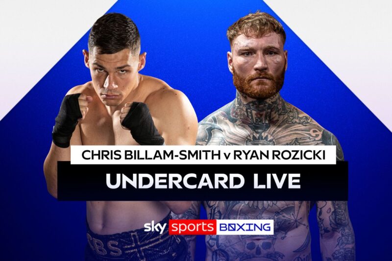 Billam-Smith x Rozicki AO VIVO! Atualizações, stream, eliminatória, notícias, resultados, destaques do Zuffa Boxing 07 em Bournemouth | Notícias de boxe