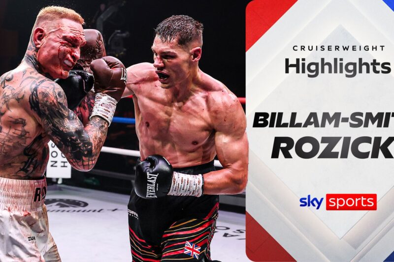 Billam-Smith garante vitória por nocaute técnico sobre Rozicki em batalha EPIC