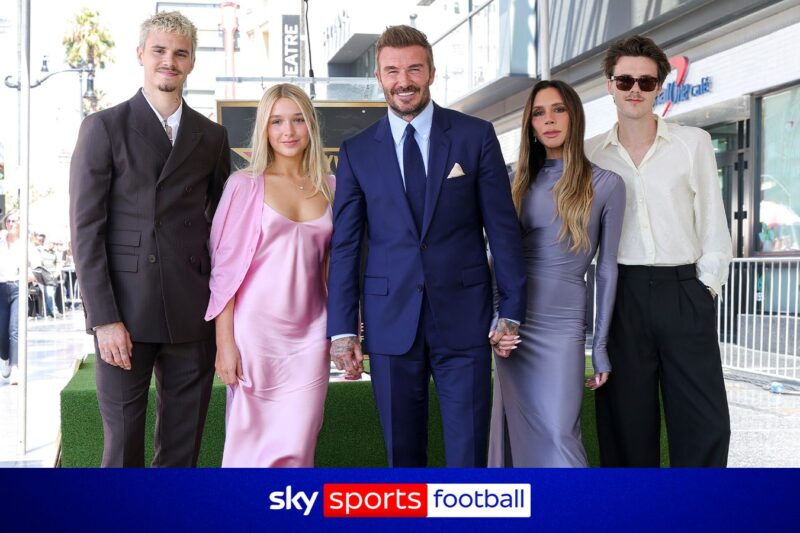 ‘Estou vivendo o sonho americano!’ | Beckham adicionado à Calçada da Fama de Hollywood