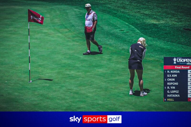 Hull dá início ao sonho com águia de abertura no US Women’s Open!