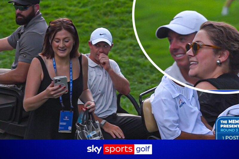 ‘Você merece ser nomeado cavaleiro!’ – Os fãs aproveitam a chance de tirar uma foto de McIlroy!