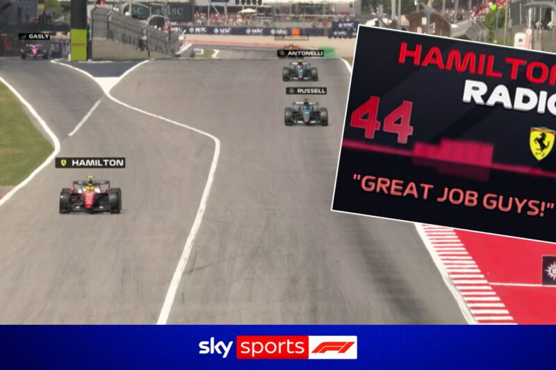 ‘Que momento!’ – Hamilton aproveita o safety car virtual para assumir a liderança!