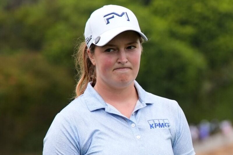 Aberto Feminino dos EUA: Lottie Woad recebeu penalidade de dois chutes por violação de bunker durante a terceira rodada | Notícias sobre golfe