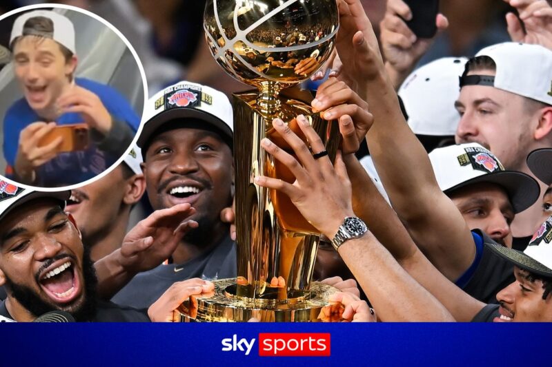 ‘Sentimento surreal’ | Jogadores, torcedores e Timothee Chalamet comemoram a vitória histórica dos Knicks