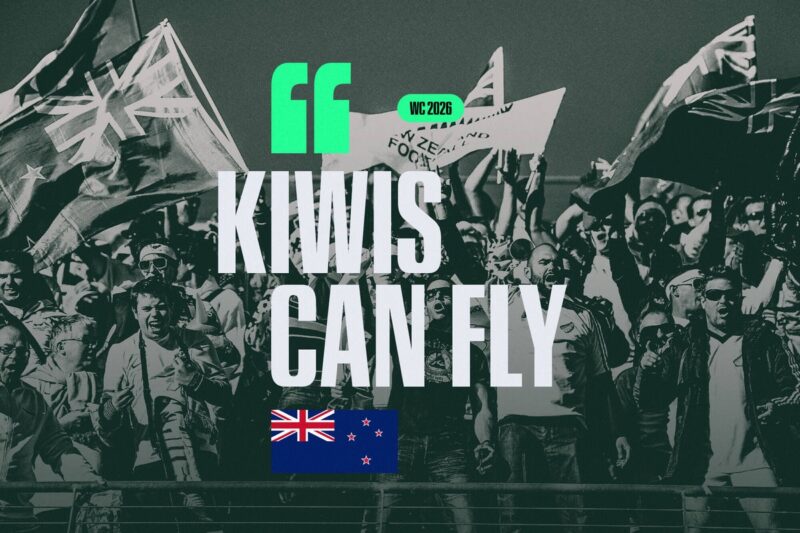 A Nova Zelândia é o time com a classificação mais baixa da Copa do Mundo. Mas os seus fãs acreditam que os Kiwis podem voar.