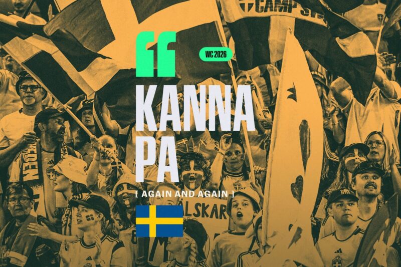 O lema dos torcedores da Suécia é “de novo e de novo”. Resume a abordagem deles ao futebol – e à cerveja