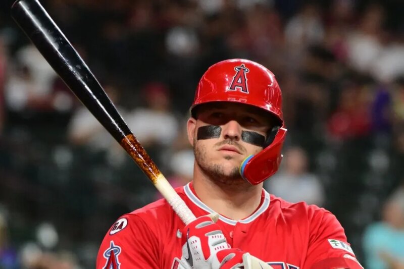 Mike Trout dos Angels ativado, na fila para jogar no All-Star Game