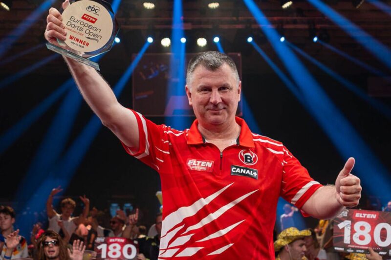Open Europeu de Dardos: Krzysztof Ratajski vence Jermaine Wattimena para conquistar o título antes do World Matchplay | Notícias sobre dardos
